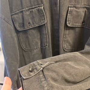 Dressed in LALA grunge duster